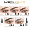 Eyebrow Pencil Eyebrow Microblading Pen Eyebrow Pen Micro 4 Point Brow Pen Lift & Snatch Eyebrow Microblading Pen Long-Lasting Waterproof Natural Eyebrow Pen Eyebrow Hair for Beauty Lovers Black
