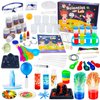 EXBEPE Science Kits for Kids 72+ Science Lab Experiments Erupting Volcano,Rainbow Rain,Artificial Snow Magic Chemistry Toy DIY Science Educational Learning Kit for Boys Girls