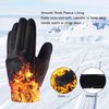 YukiniYa Kids Winter Gloves Thick Soft Fleece Warm Touch Screen Anti-Slip for Boys Girls 3-15 Years Cycling School