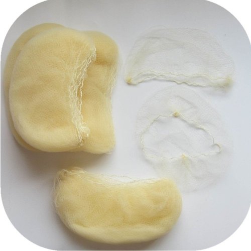 20" 50 Pack Hair Nets Invisible Elastic Edge Mesh 50cm Reusable Bun Hair Nets (coffee 50pcs)