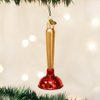 Old World Christmas Ornaments: Toilet Plunger Glass Blown Ornaments for Christmas Tree (32193)