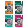 Blue Buffalo Wilderness Soft-Moist Grain-Free Cat Treats Variety Pack - 4 Flavors (Chicken & Duck, Chicken & Trout, Chicken & Salmon, and Chicken & Turkey) - 2 Oz Each (4 Total Pouches)