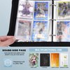 Basketball Card Binder for Basketball Cards 440 Pockets,Waterproof Trading Card Binder 4-Pocket with 55 Removable Sleeves Card Holder Album Compatible with Basketball Trading Cards 2024-2025