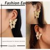 YienDoo Boho Big Butterfly Drop Earrings Vintage Gold Double Butterfly Dangle Earrings Statement Animal Butterfly Earrings Prom Butterfly Earrings Jewelry for Women