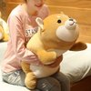 ERDAO Shiba Inu Plush Pillow,Soft Corgi Stuffed Animals Toy Cute Sleeping Puppy Doll Gifts for Kids (Round Eyes, 19.6 inch)