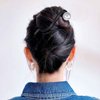 9Pcs Elegant Pearl Banana Clips French Twist Hair Pins Vintage Banana Hair Clip Ponytail Holder Hair Claw Clips Fashion Pearl Hairpin Barrettes Hair Accessories for Women
