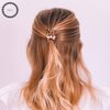 TELETIES - Tiny Open Claw Clip - Strong Grip, Bendable Teeth, Comfortable Open Cutout Design - Ideal for Thin Hair, Kids, Half-up Hairstyles - For All Hair Textures - Blonde Tortoise
