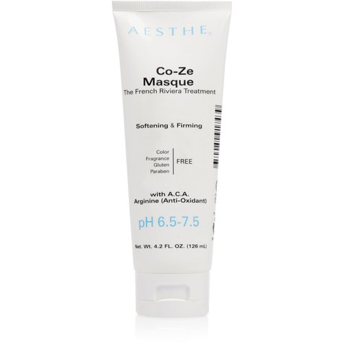 Aesthe Co-Ze Face Masque - All Natural Vitamin C & ACA Facial Mask for Glowing Skin - Ease Damaged & Sensitive Skin - Firming, Hydrating & Softening Skincare - Renewed Complexion - 4.2 fl oz