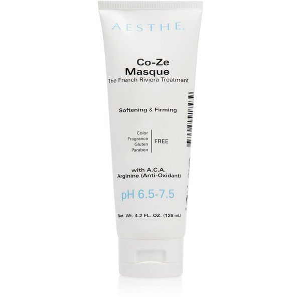 Aesthe Co-Ze Face Masque - All Natural Vitamin C & ACA Facial Mask for Glowing Skin - Ease Damaged & Sensitive Skin - Firming, Hydrating & Softening Skincare - Renewed Complexion - 4.2 fl oz