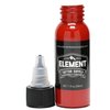 ELEMENT TATTOO SUPPLY - Red Tattoo Ink 1oz Bottle for Color Tattooing and Shading - Permanent - Bright - Bold - Solid - Easy to use - Professional Artist