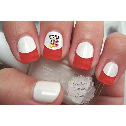 Christmas French Tips and Nail Art Decals