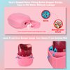 VANALIA Ice Roller and Gua Sha Set for Face, Eyes and Neck - Skin Care Beauty Tools to Brighten Skin and Enhance Natural Glow (Pink)