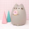 Hamee Pusheen Cat Slow Rising Cute Jumbo Squishy Toy (Bread Scented, 6.3 inch) [Birthday Gift Bags, Party Favors, Gift Basket Filler, Stress Relief Toys] - Pusheen with Donut