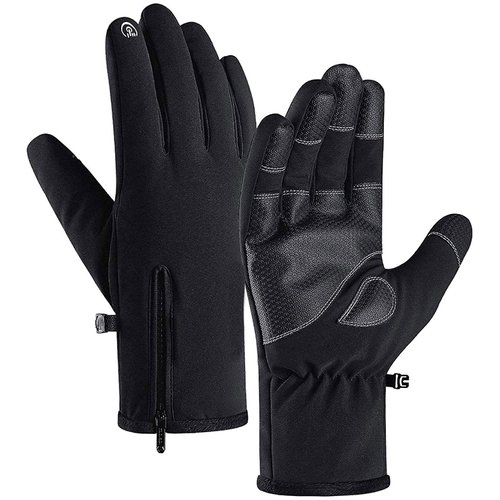 Jeniulet 100% Waterproof Winter Gloves -30℉ Warm Windproof All Fingers Touch Screen Gloves for Men Skiing and Outdoor Work