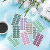 YECIRALA 24 Sheets 336 Pcs Solid Nail Wraps for Women Nail Polish Stickers Self Adhesive Gel Nail Stickers Strips for Gel Polish Strips with Nail File for Women Girls DIY Easy Nail Art Stickers