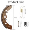 10L0L Golf Cart Brake Shoes Kit for Club Car DS & Carryall 1981-1994 OEM 101146302 101880701, EZGO XI-Serial 1983-1986, Yamaha G1 1978-1980, etc