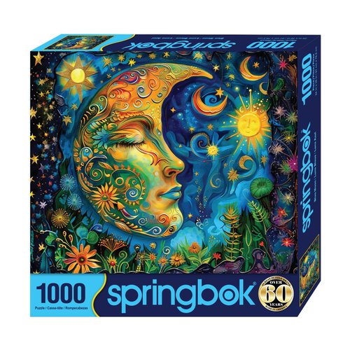 Springbok's Blue Moon 1000 Piece Puzzle for Adults by Artist Claudia McKinney is a Fun and Vivid Image to Challenge You