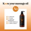 Mango Sensual Massage Oil for Couples - Alluring Tropical Full Body Massage Oil for Date Night and Nourishing Body Oil with Sweet Almond Oil - Smooth Gliding Non Staining Non Greasy Vegan Formula