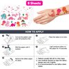 Generic Pink Dinosaur Temporary Tattoos Birthday Party Supplies Favors Decorations Super Cute 96PCS Fake Tattoos Stickers for Boys Girls School Classroom Rewards Gifts Ideal Halloween
