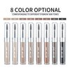 MAEPEOR Waterproof Eyebrow Gel 8 Colors Full-pigmented Long Lasting Liquid Brow Gel for Fuller & Defined Looking (#07 Cool Grey）