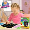ZMLM Rainbow Scratch Paper Kit: 117Pcs Magic Art Craft Stuff Supplies Black Drawing Pad for Age 3-12 Kids Children Girl Boy DIY Toy Activity Educational|Party Faver|Christmas Birthday Gifts