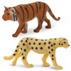 Safari Ltd. Good Luck Minis Predators Fun Pack – 8 Mini Figurines of Blue, Great White, & Tiger Sharks, Bald Eagle, Lion, Cheetah, Alligator, Snake – Educational Toy Figures Boys, Girls & Kids Ages 5+