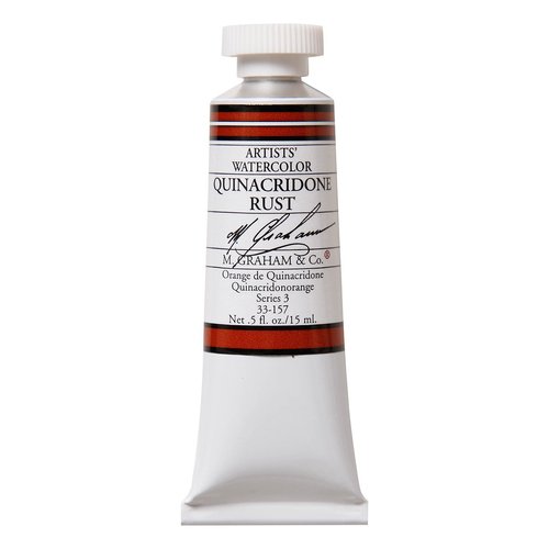 M. Graham 1/2-Ounce Tube Watercolor Paint, Quinacridone Rust