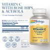 SOLARAY Vitamin C w/Rose HIPS & Acerola, 1000mg, Two-Stage Timed-Release Healthy Immune Function (100 Servings, 100 Tablets)