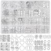 Fscwlmon 260 Pcs Hair Jewelry for Braids,Hair Beads Accessories for Dreadlock,Metal Hair Clips Cuffs Rings,Loc Rave Hair Charm Decorations Adjustable Kits for Men Women Silver
