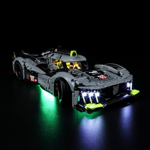 LIGHTAILING Light for Lego-42156 Peugeot-9X8 Mans-Hybrid-Hypercar - Led Lighting Kit Compatible with Lego Building Blocks Model - NOT Included The Model Set