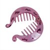 6pcs 2.5" Banana Hair Clips Hair Combs Round Pins Clip Ponytail Holder Hair Accessories Fish Grips for Women Girls