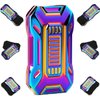 TIMCHESS Metal Fidget Toy, Fidget Slider, Magnetic Fidget Toy, Fidget Toys for Adults, Magnet Fidget, Helps Relieve ADHD/ADD/Autism (Rainbow)