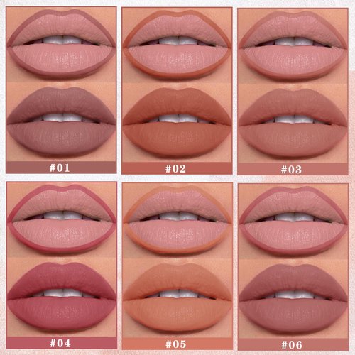 AOAZXBB 12 Colors Lip Liner Set Lip Liner Pencil Natural Nude Brown Matte Lip Liner Long Lasting Smooth Lip Liner for Daily Lip Makeup