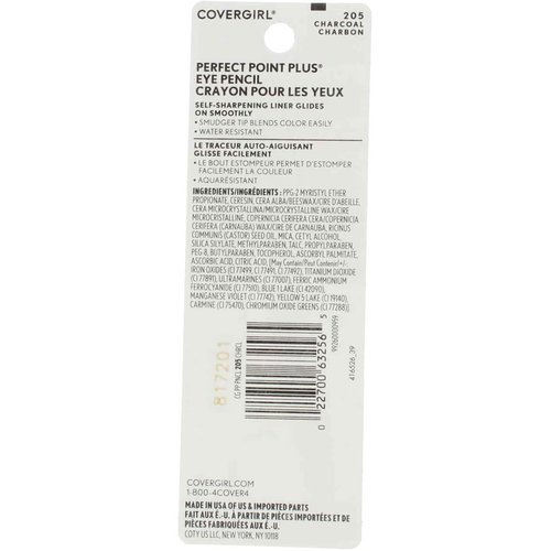 COVERGIRL Eyeliner Charcoal Self Sharpening Pencil (Pack of 4)