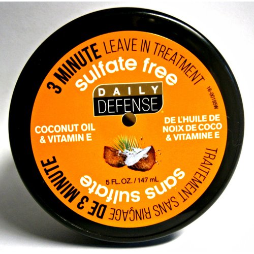 Daily defense 3 minute hair conditioner coconut oil 5 fluid ounce