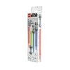 IQ LEGO Star Wars Lightsaber Gel Pen Set - 4 Pack Gel Pens (52875) - Set for Back to School, College, or Office