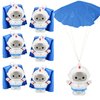 ArtCreativity Mini Astronaut Paratroopers with Parachutes, Bulk Pack of 24, Durable Plastic Parachute Toys Playset, Fun Parachute Party Favors, Goodie Bag Fillers for Boys and Girls