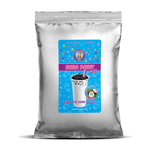 COCONUT Boba/Bubble Tea Drink Mix Powder By Buddha Bubbles Boba (2.2 Pounds / 1 Kg)