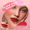YOUNG VISION Lip & Cheek Pudding Pot – Multi-Use Soft Matte Blush, Buildable Lightweight Formula for Lips and Cheeks, 5g
