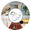 Evob 20 Pack 3.4" S Shaped Hooks Stainless Steel Metal Hangers Hanging Hooks for Kitchen, Work Shop, Bathroom, Garden