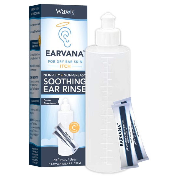 EARVANA Soothing Ear Rinse for Dry Ear Itch