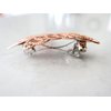 Generic Antique style gold or rose gold butterfly hair clip clamp barrettes (set of two) (Primary color: Gold)