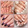 18 Designs French Manicure Nail Art Stickers, Self-Adhesive Nail Tips Guides for DIY Decoration Stencil Tools (18 Sheets)