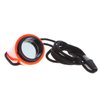 7 in 1 Survival Whistle Multi-Case with LED Flashlight Compass Mirror - Orange