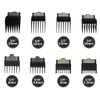 Set of 8 Replacement Guards, Clipper Combs Cutting 1/32" 1/8" 1/4" 3/8" 5/8" 7/8" 1" 11/4", by BLUE ELF for FX726 LoPROFX Trimmers