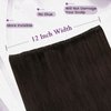 LaaVoo Beaded Weft Human Hair Extensions Darkest Brown Microbead Hair Extensions Brown EZE Weft Remy Hair Extensions Darkest Brown Beaded Weft Hair Extensions 22 Inch 50G