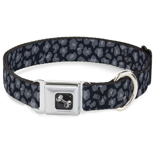 Dog Collar Seatbelt Buckle, 1.5" Wide - Fits 16-23" Neck - Medium