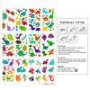 Aoocoeo 108Pcs Dinosaur Party Favors for Kids Dinosaur Party Supplies, Dinosaur Goodie Bags Fillers, Dinosaur Birthday Party Favors Included Slap Bracelet Sticker Ring Keychains Stamps