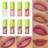 MYUANGO Lip Oil Moisturizing, Hydrating Lip Care Lip Tint, Shiny Lip Glow Vegan Plumping Lip Gloss for Dry Lips (107-HUGGING)