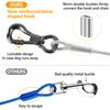 Tresbro 15FT Reflective Dog Tie Out Cable for Dogs Up to 250 Pounds, Steel Wire Dog Leash Cable with Stainless Rotatable Buckle, Lightweight and Durable, Dog Chains Outside for Outdoor,Yard,Camping